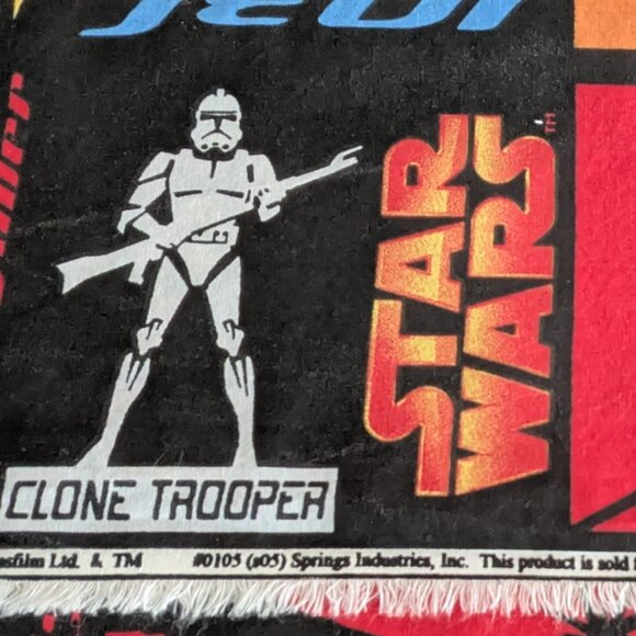 Star Wars Fabric from Springs Industries - 2005 Lucasfilm TM - 2 Yards - Picture 4 of 5